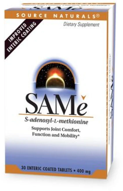 소스 내추럴스 더블 스트렝스 Same - 400mg - 30 정 Source Naturals Double Strength Same - 400 mg - 30 Tablets, 1개 - 쿠팡
