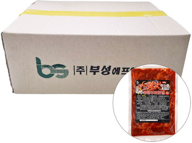 양념무뼈닭발 300G(주)버드유통 BOX(20), 20개
