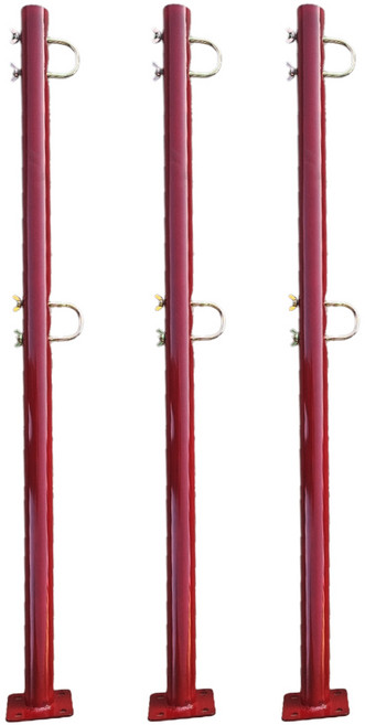 앙카식난간대(1개) 2단 높이:1200 (국산)코러스 시험성적서, 빨강, 1개