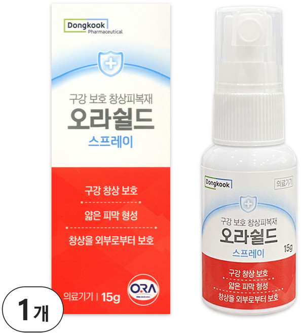 동국제약 오라쉴드 스프레이 구강 보호 창상피복재, 1개, 15g
