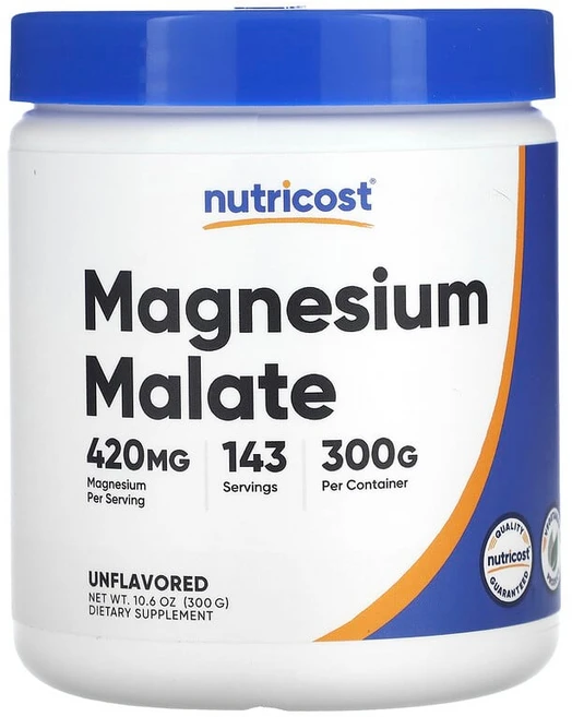 뉴트리코스트 마그네슘 말레이트 무맛 10.6 oz (300g), 1개 - 쿠팡