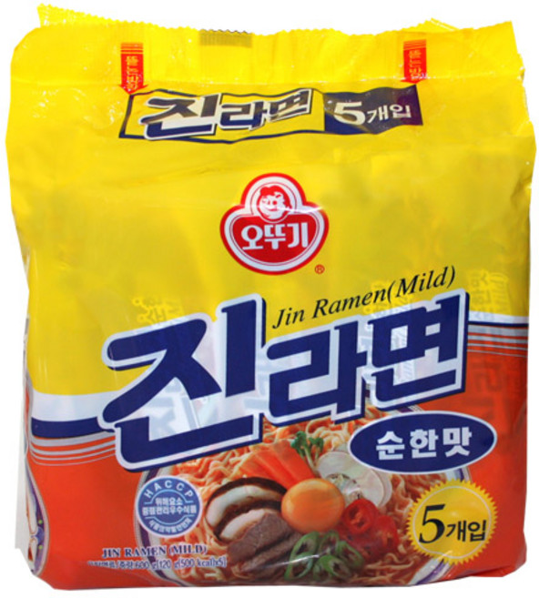 J0089/오뚜기 진라면순한맛멀티팩1박스120gX40개입, 1박스(120gX40개입)