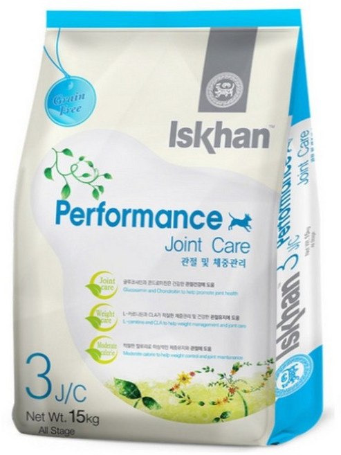 이즈칸 강아지 기능성 사료, 뼈/관절강화, 15kg, 1개