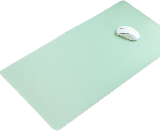 데스크매트 책상패드 대형 가죽 깔개 깔판, 민트그린