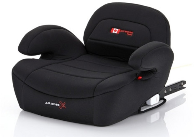 에어보스 휴대용 카시트 주니어 부스터 록키 ISOFIX, 록키/블랙+휴대용토드백