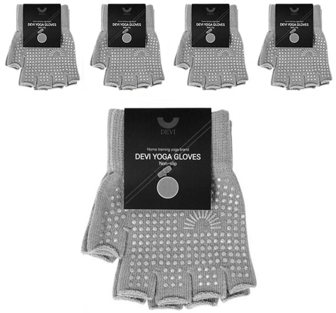 데비 요가 장갑, 그레이, 5개