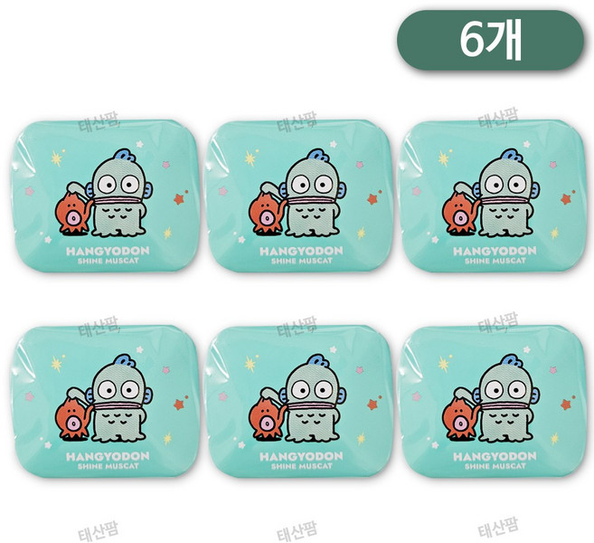 산리오캐릭터즈 민트캔디 한교동(샤인머스켓), 6개, 15g