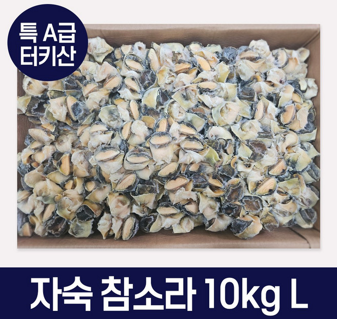 A급 중국산 참소라10kg L 피뿔고동살 소라살 업소용 도매용 벌크, 1박스, 10kg