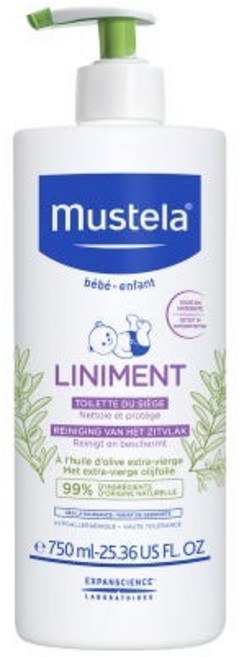 MUSTELA 프랑스 정품 무스텔라 베베 기저귀 체인지 클렌저 리니망 크림 750ml, 1개