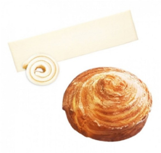 냉동생지 몽블랑데니쉬 80gx30개 몽블랑데니쉬 크로플 모닝빵 크로와상, 80g