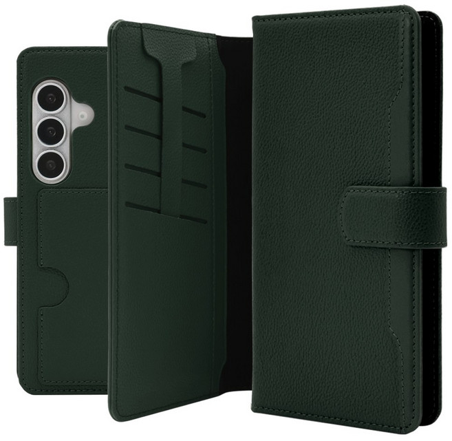 5세컨즈 올데이 다이어리 천연 소가죽 지갑 카드수납 케이스