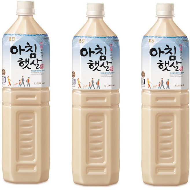 웅진 아침햇살, 1.5L, 72개