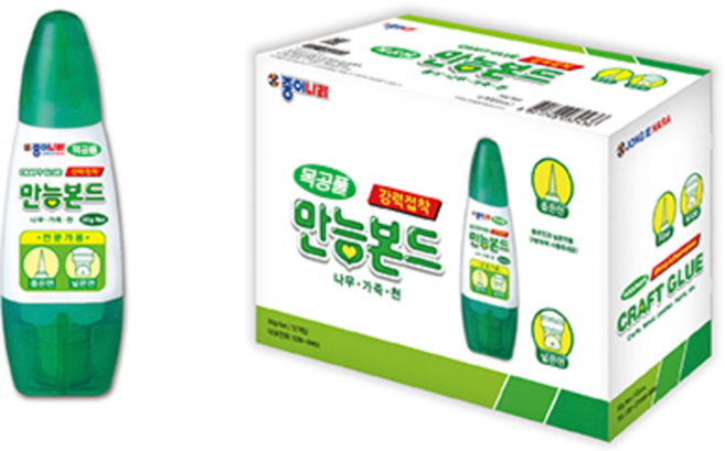 종이나라 1000 만능본드 목공풀 30g 12개 -35478