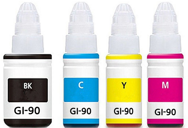 잉크아울렛 캐논 GI90세트 호환잉크 GI-90세트 G5090 G5092 G6090 G6091 G6092 G7090 G7901 G7902, 1세트, GI-90 리필잉크