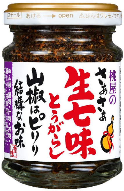 桃屋 生山椒辣椒, 1個, 55g