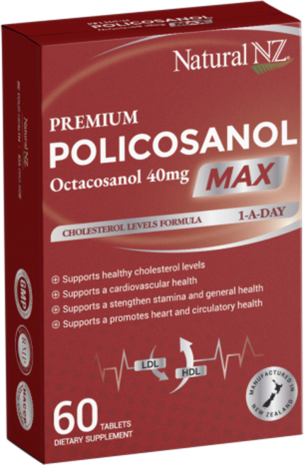 내추럴엔젯 뉴질랜드 폴리코사놀 맥스 66.8mg (옥타코사놀 40mg) 60정, 1개