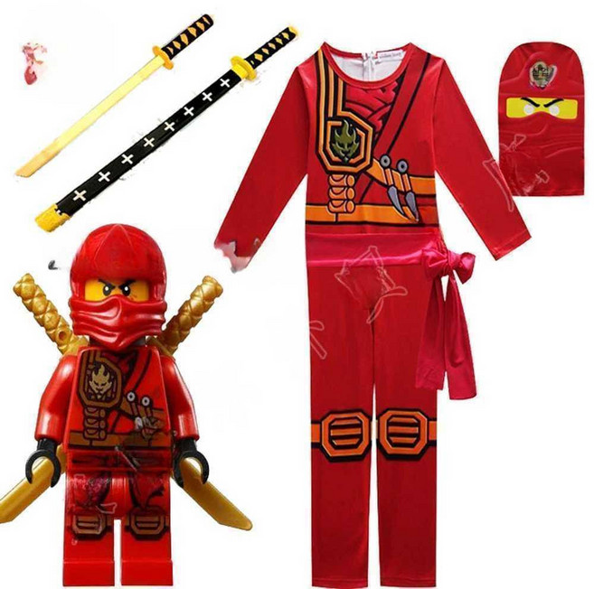 레고닌자고 닌자 주인공 코스프레 의상 할로윈 행사옷 BTR