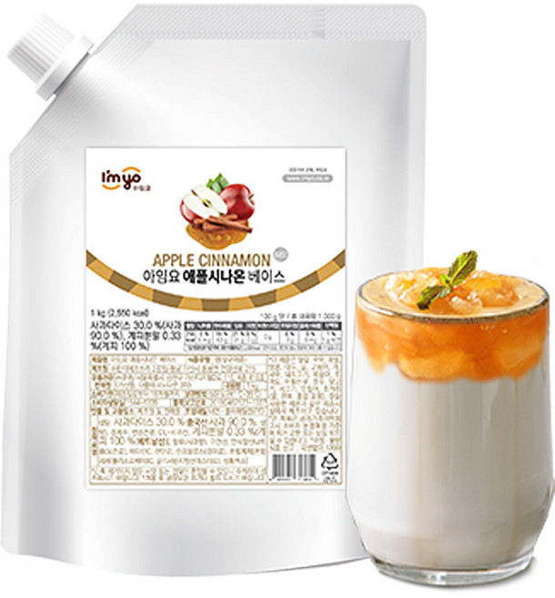 아임요 애플시나몬 베이스 1kg, 6개