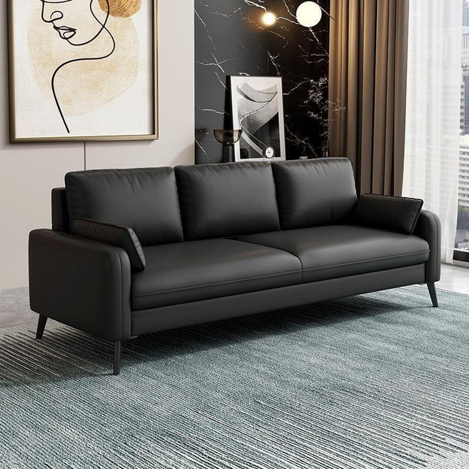 대기실 소파 사무실용 업소용 미용실 임원실 응접 쇼파, 03.오렌지 3인용 1.68m  라텍스