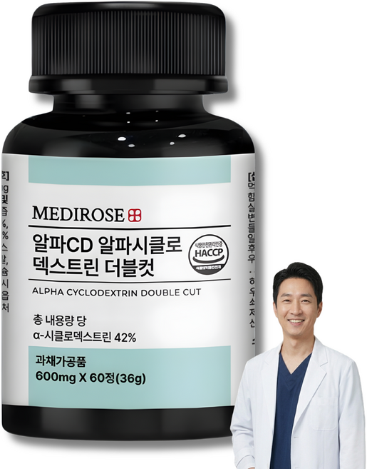 [정품] 고함량 알파CD 사이클로 덱스트린 시클로 식약처 HACCP 인증, 1개