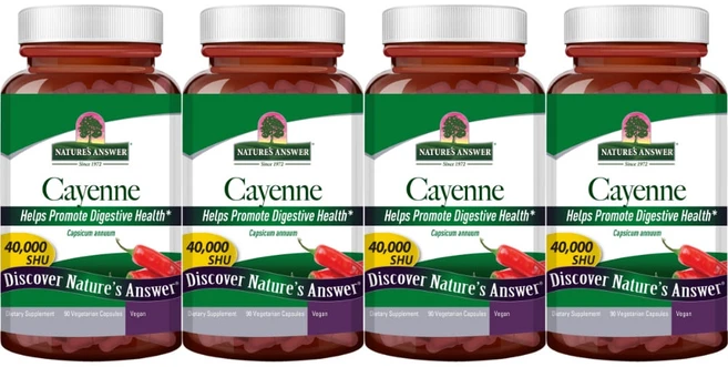 네이처스앤서 카이엔 고추 40000 SHU, 90정, 4팩, 90정 - 쿠팡