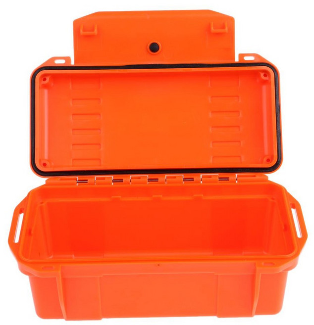 캠핑 하이킹 보트용 방수 충격 방지 플라스틱 박스 드라이 도구용, Orange