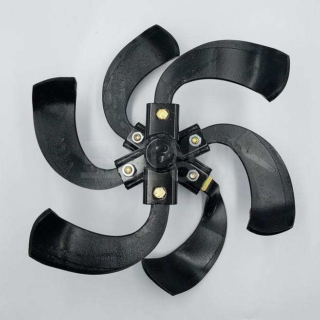 아세아 관리기 부품 구굴날 구굴기 6발 좌우세트 고랑40cm, 1세트