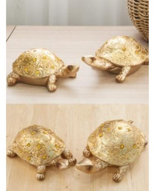 풍수 황금 거북이 2p (소 대)인테리어 장식 개업선물