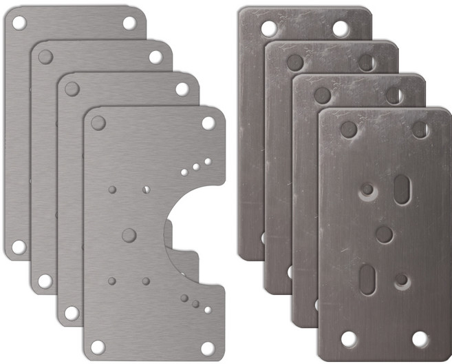경첩 보강판 (4개1조) 2세트