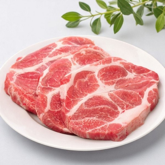 바라던 브라질산 냉동 듀록 목살 1kg 500g 2팩