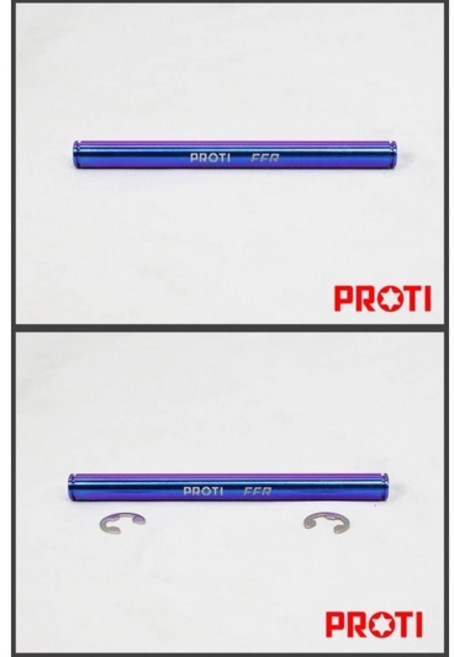 PROTI 坐墊插銷 正鈦插銷 鈦合金 適用於 勁戰 三代 四代 五代 六代 GTR Bws 水B BWSR 機車改裝, 魔幻藍,六代、水冷Bws, 1個