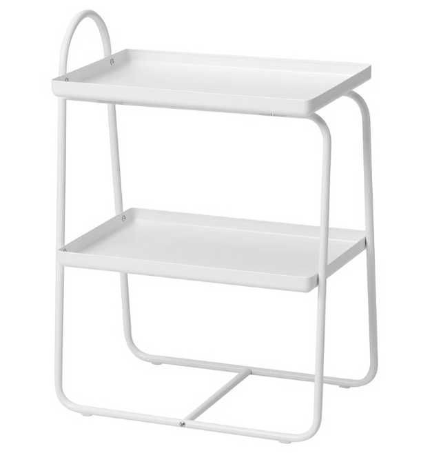 이케아 HATTASEN 하토센 침대협탁/선반유닛, 1개, 화이트_605.699.80