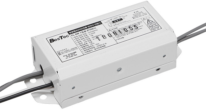 베스텍 자외선 살균 FL 6W 1등용 4W 10W 겸용 UV 블랙라이트 FL 형광등 램프 전자식 안정기, 1개