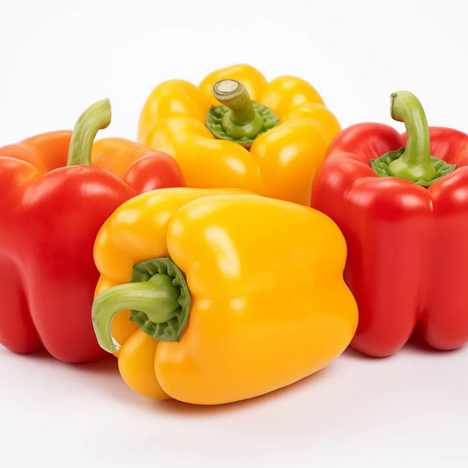 국내산 파프리카 빨강 노랑 혼합 실속형, 1박스, 혼합 2kg