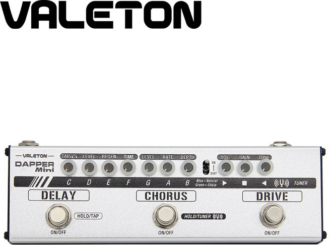 베일톤 대퍼 미니 기타 멀티이팩터, MES-1, 혼합색상, 1개