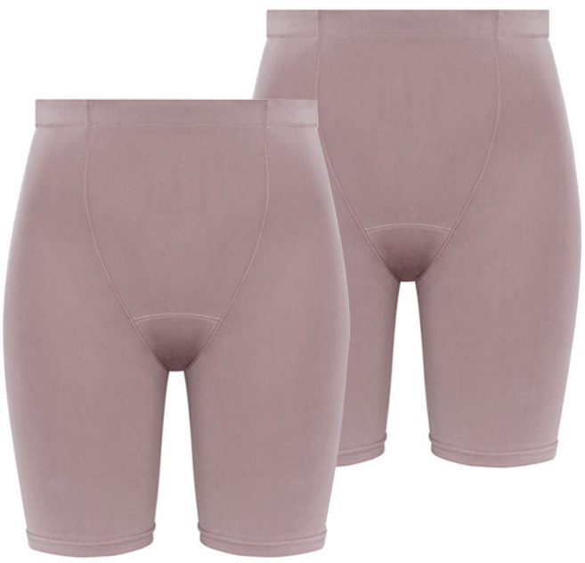 1+1 물랑루즈 원트 롱 하이웨스트 드로즈 4부 2종 여성용