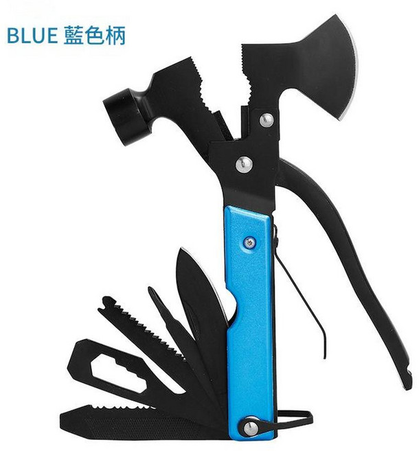 Haicheng 多功能斧頭錘, 藍色 A款牛津袋 紙盒, 1個