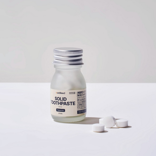 메디피드 고체치약 20정, 1개, 14g