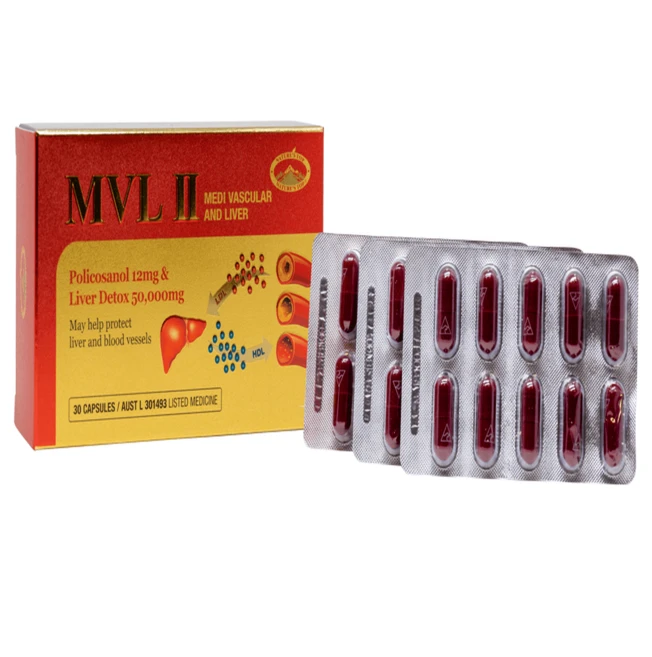 Natures Top 네이쳐스탑 MVL 2 폴리코사놀 12mg 리버디톡스 50 000mg 30캡슐 2개, 30정 - 쿠팡
