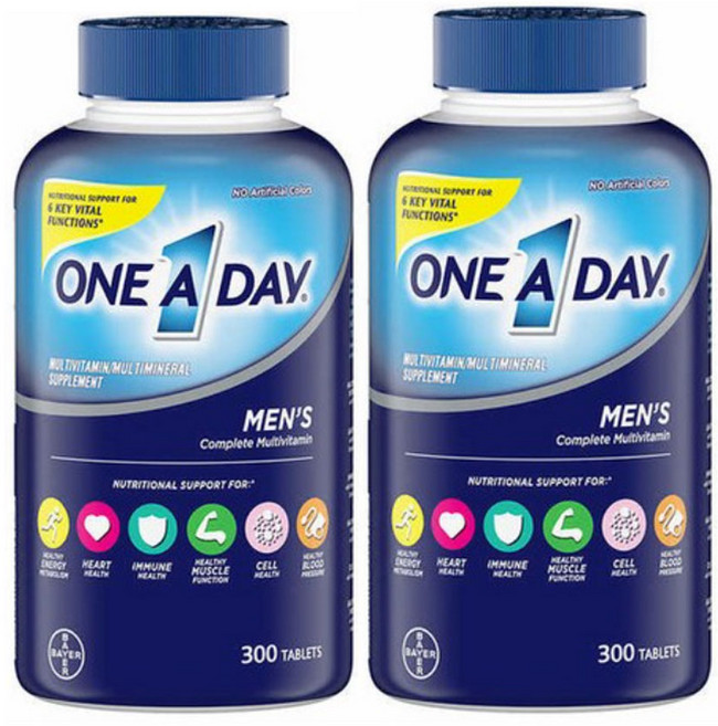 원어데이 One A Day 남성 멀티비타민 Men's Multivitamin, 2개, 300정