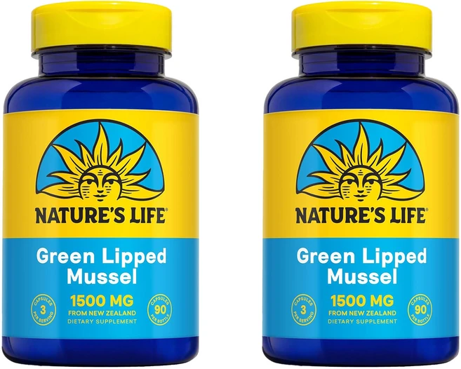 네이쳐스라이프 초록입홍합 1500mg 캡슐, 90정, 2개 - 쿠팡