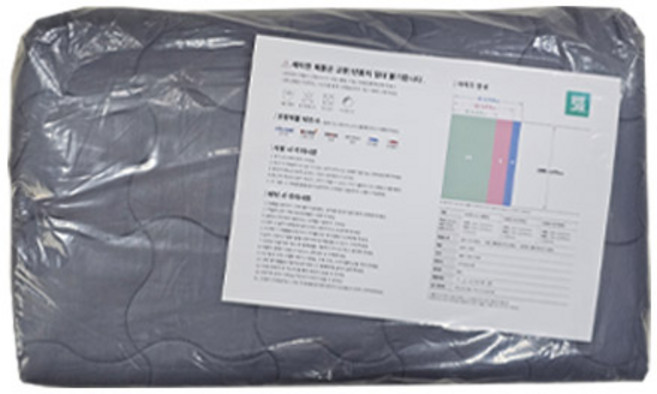 상상그램 귀뚜라미 전용 온수 전기 카본 매트 면 패드 커버, 그레이