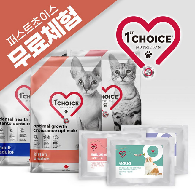 배송비만 내고 체험하는 퍼스트초이스 캐나다 프리미엄 고양이사료 300g, 바이탈러티 300g, 1개