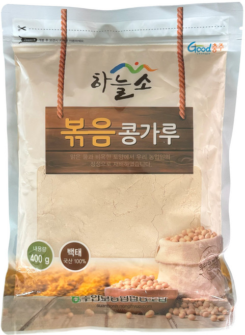 수안보농협 국산 볶음콩가루, 1개, 400g