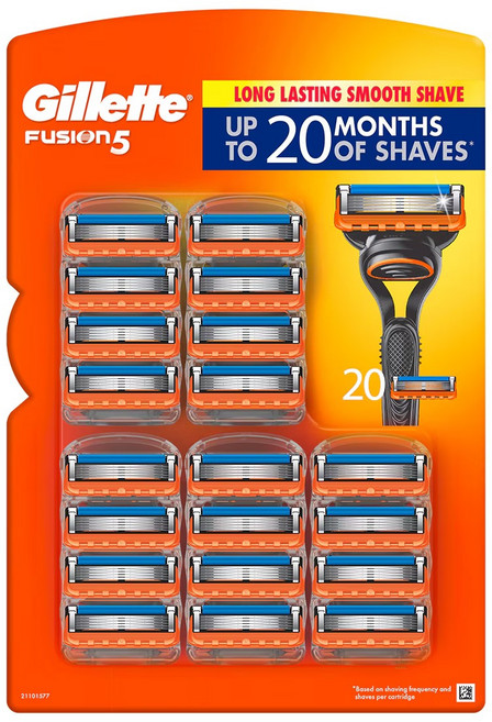 질레트 퓨전5 면도날, 20개입, 1세트