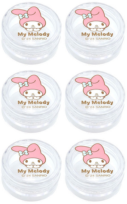 산리오 마이멜로디 크림용기 5ml 6개세트 공병