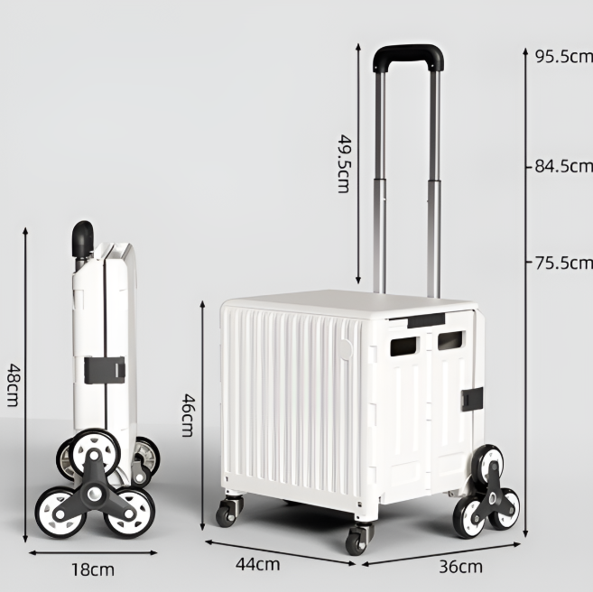 태한 캠핑 쇼핑 접이식 다용도 바구니, 아이보리그레이, 1개