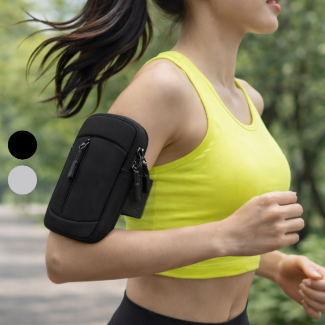 네스트픽 강력고정 밀착핏 러닝 스마트폰 암밴드