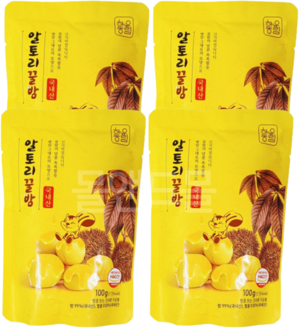 알토리 꿀밤 국내산 100g x 4개