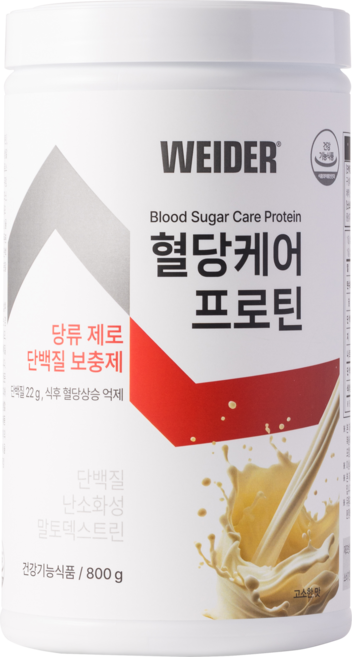 웨이더 혈당케어 프로틴 Weider Blood Sugar Care Protein, 1개, 800g